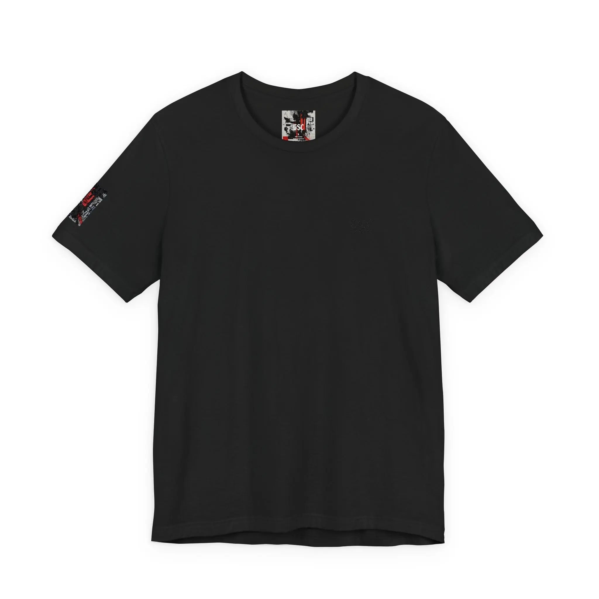 Tee.03 — Flag embroidery on sleeve and logo on heart - GSC Studio Product - Abbigliamento Streetwear