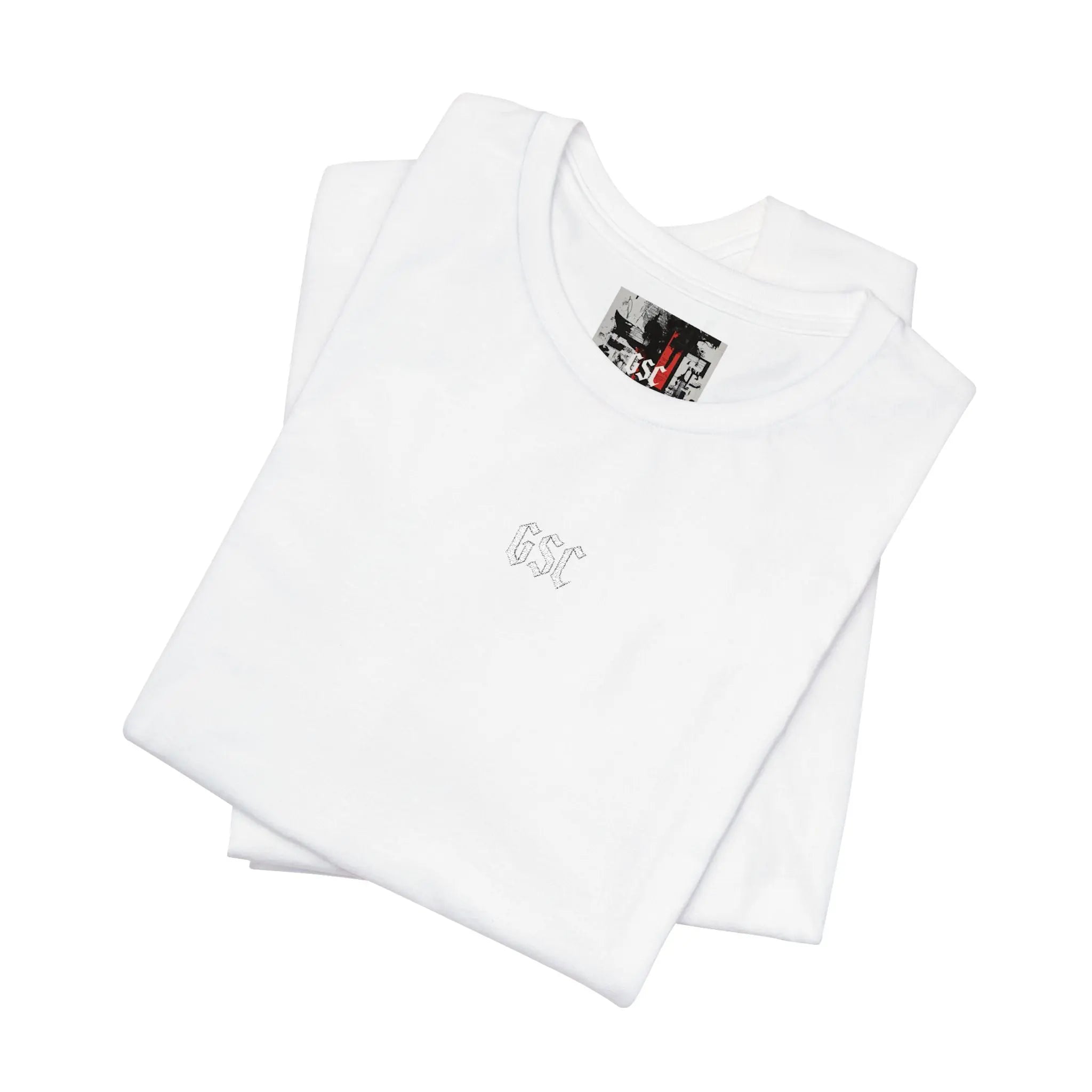 Tee.06 โ Flag embroidery on sleeve and Logo on chestย - GSC Studio Product - Abbigliamento Streetwear